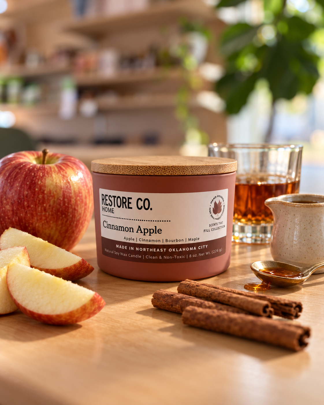 027 - Cinnamon Apple Candle