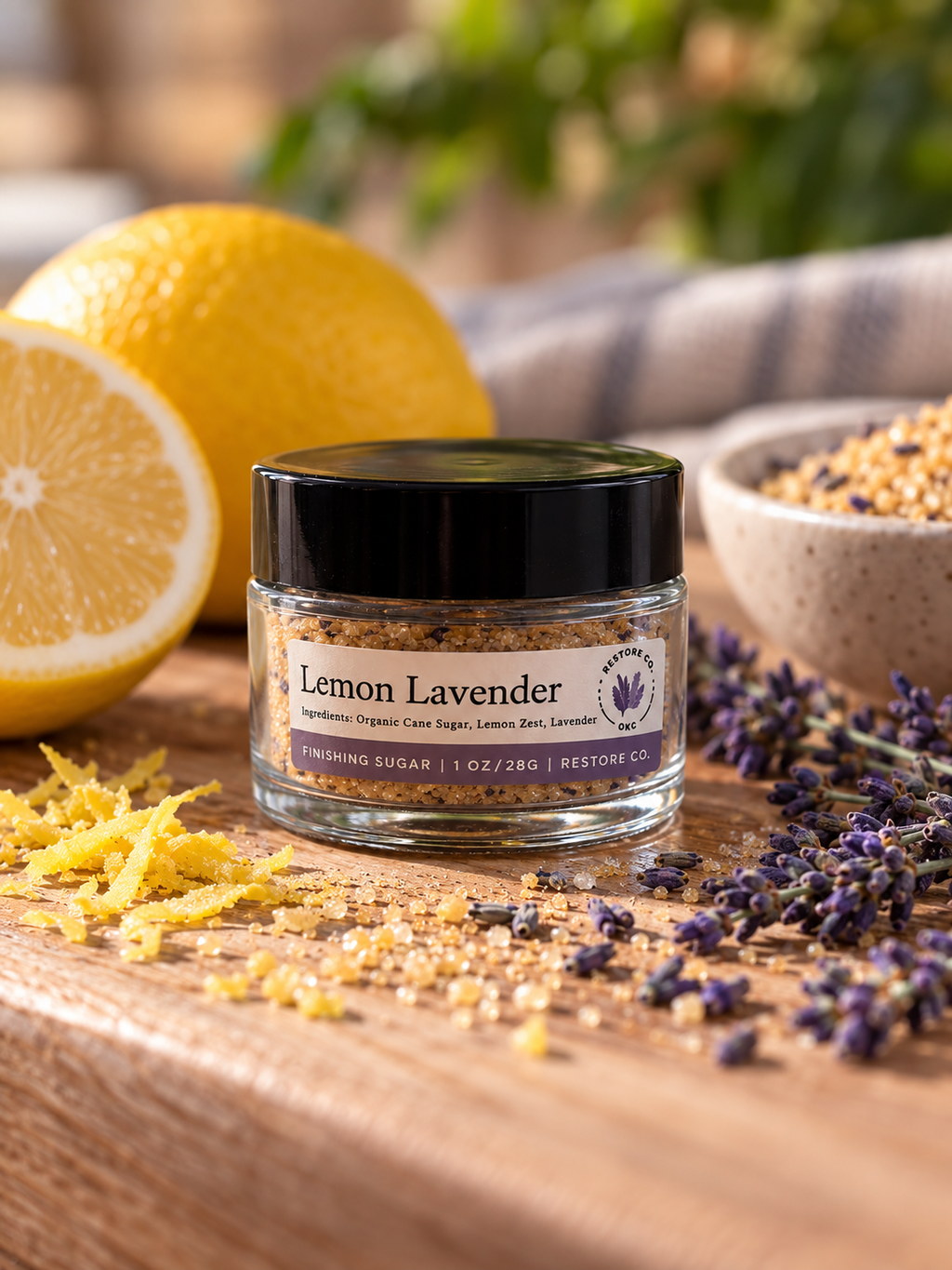 Lemon Lavender Finishing Sugar