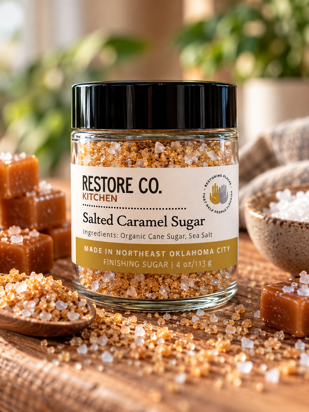 Salted Caramel Finishing Sugar