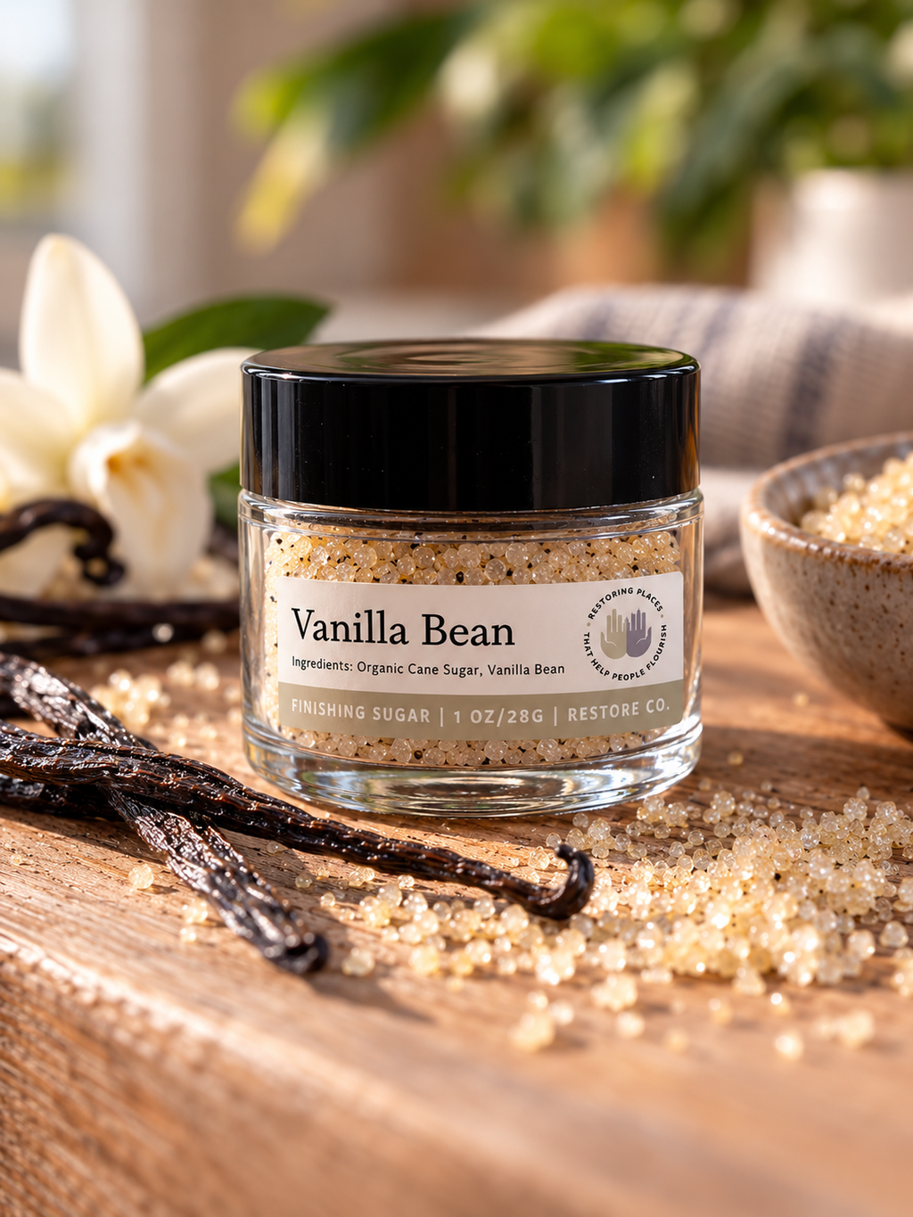 Vanilla Bean Finishing Sugar
